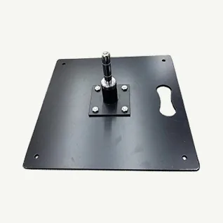 Wolflag square flag pole base for flags and banners